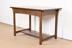 Lifetime Furniture Antique Mission Oak Arts & Crafts Desk or Library Table