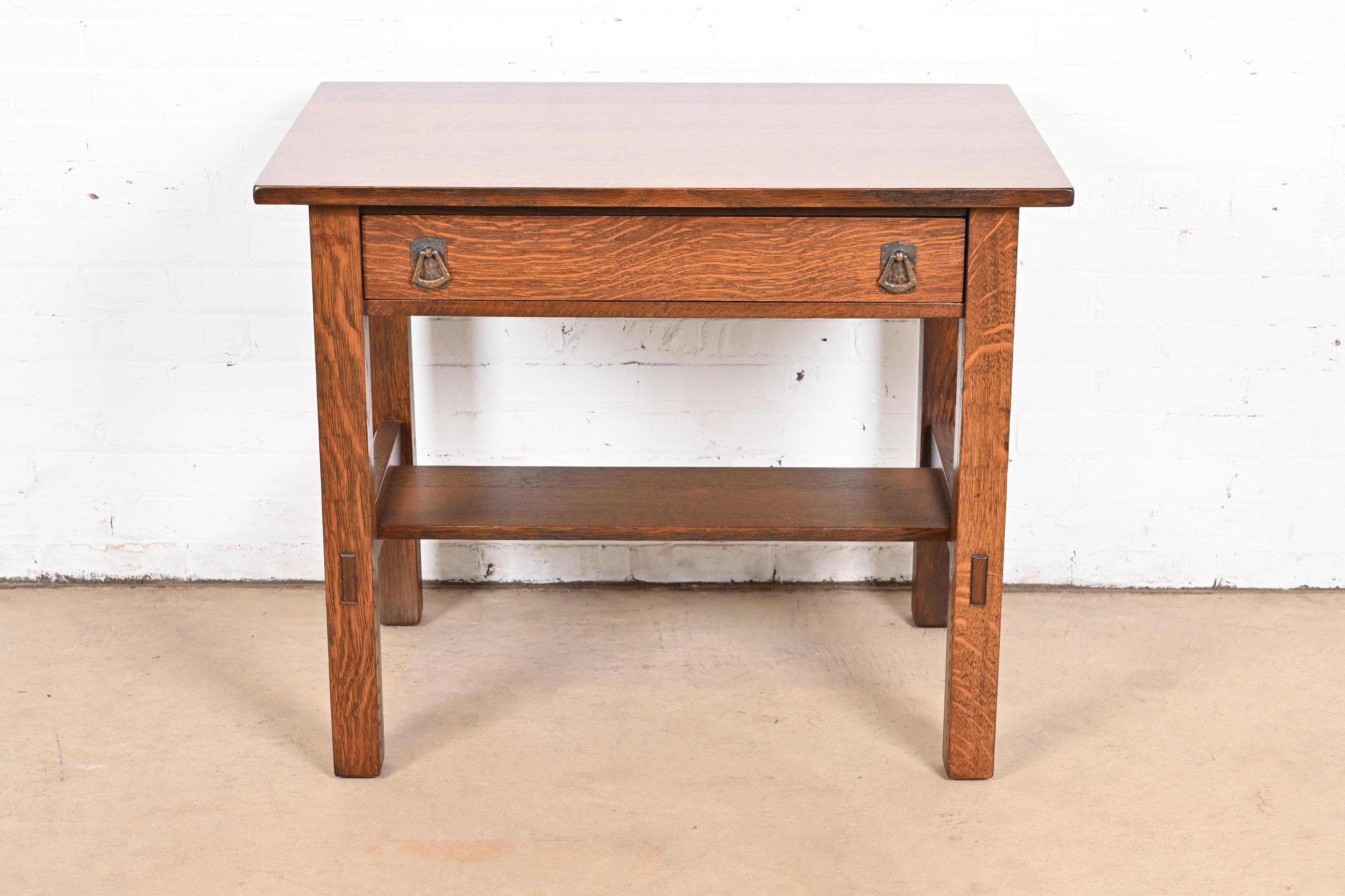 Lifetime Furniture Escritorio o mesa de biblioteca antiguos Mission Oak Arts & Crafts en Bueno estado para la venta en South Bend, IN