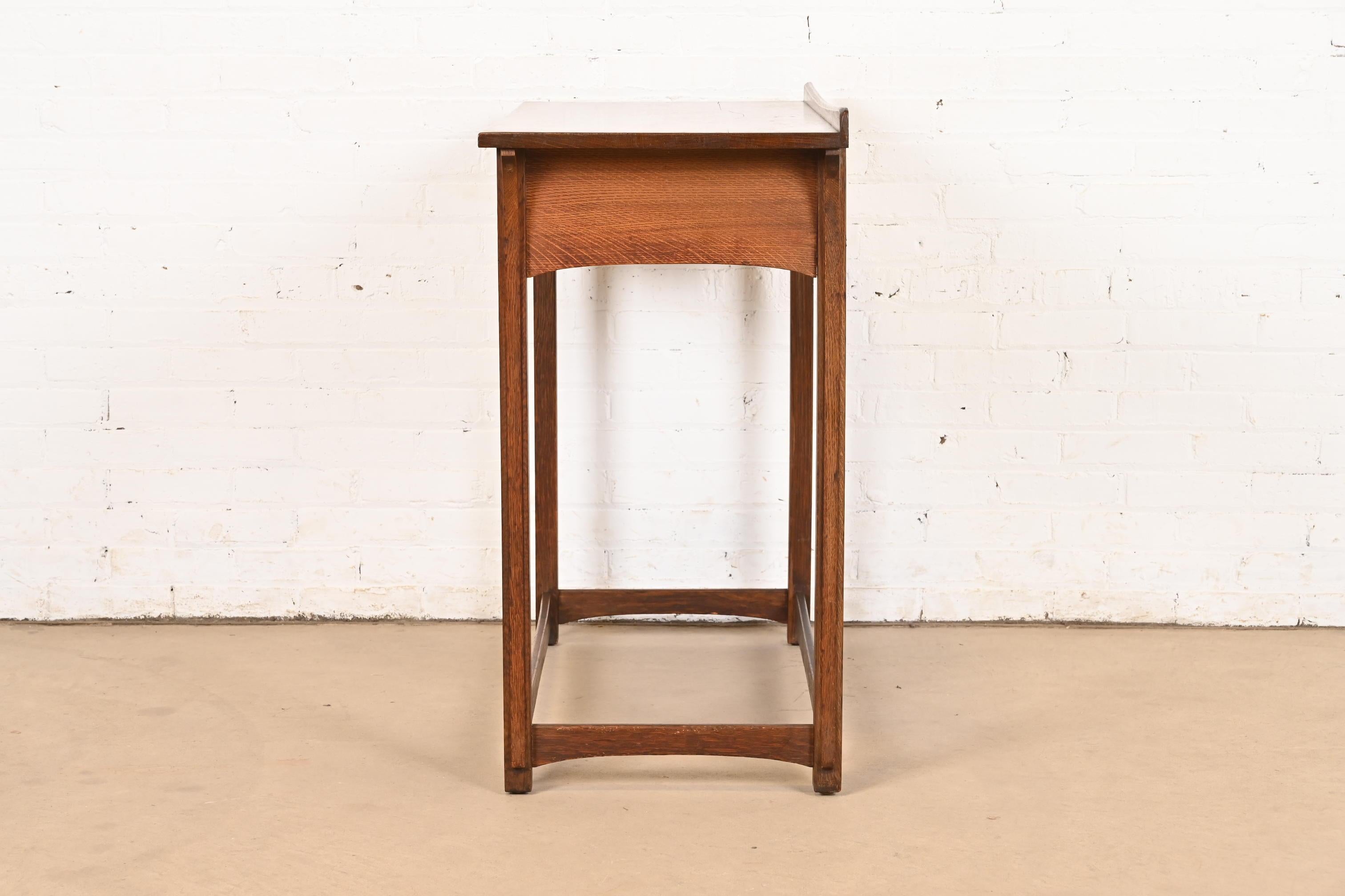 Lifetime Furniture Antico Mission Oak Arts & Crafts Puritan Buffet Server in vendita 3