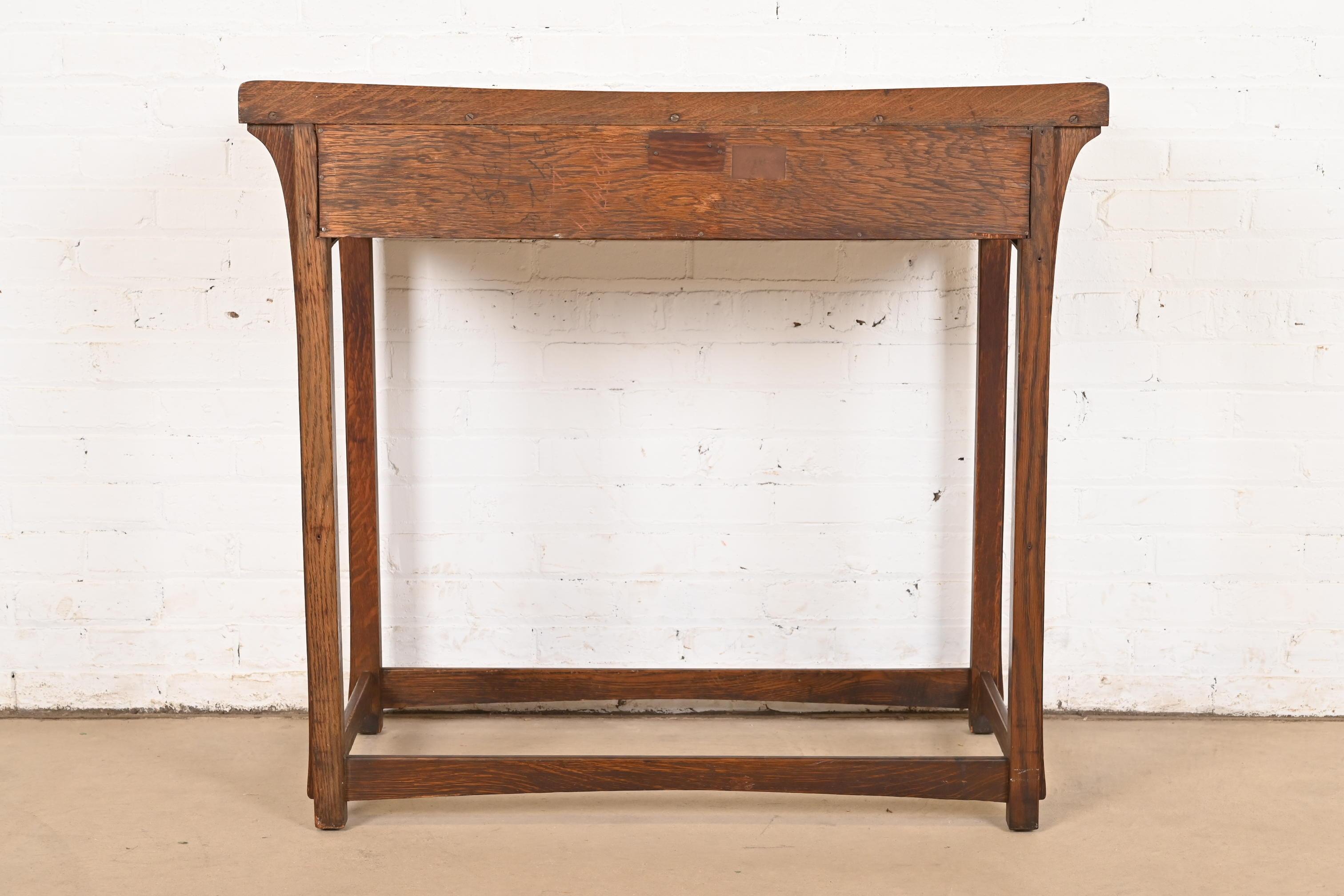 Lifetime Furniture Antico Mission Oak Arts & Crafts Puritan Buffet Server in vendita 4