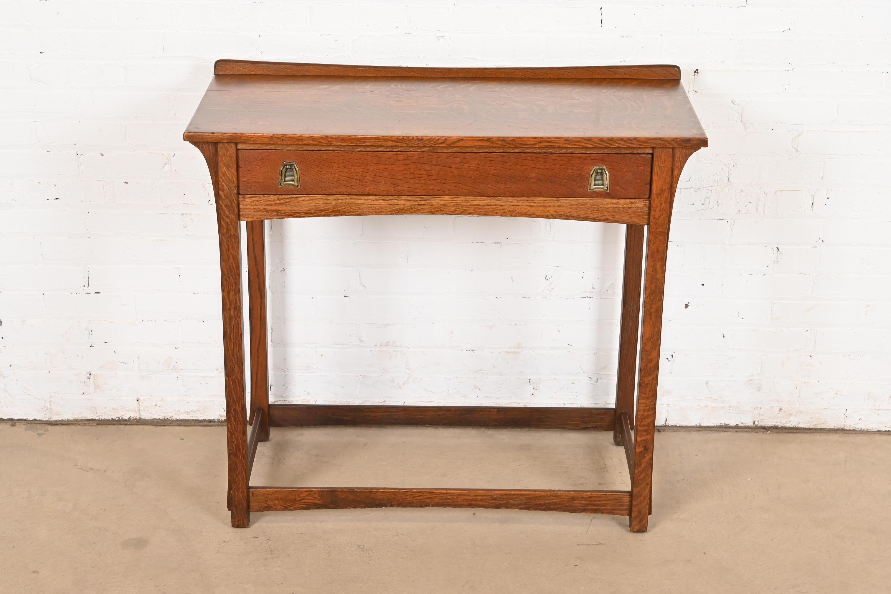 Americano Lifetime Furniture Antico Mission Oak Arts & Crafts Puritan Buffet Server in vendita