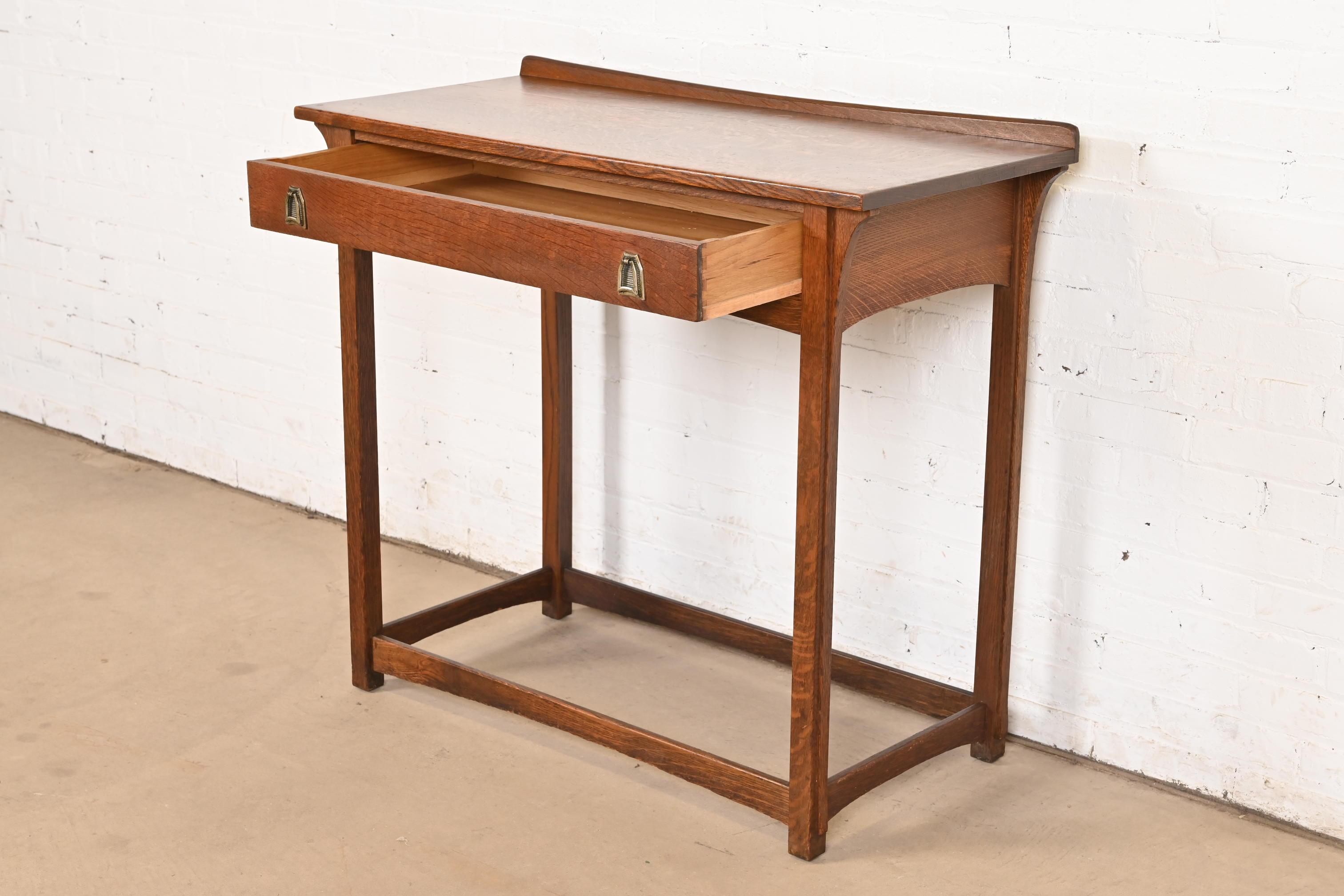 Rame Lifetime Furniture Antico Mission Oak Arts & Crafts Puritan Buffet Server in vendita