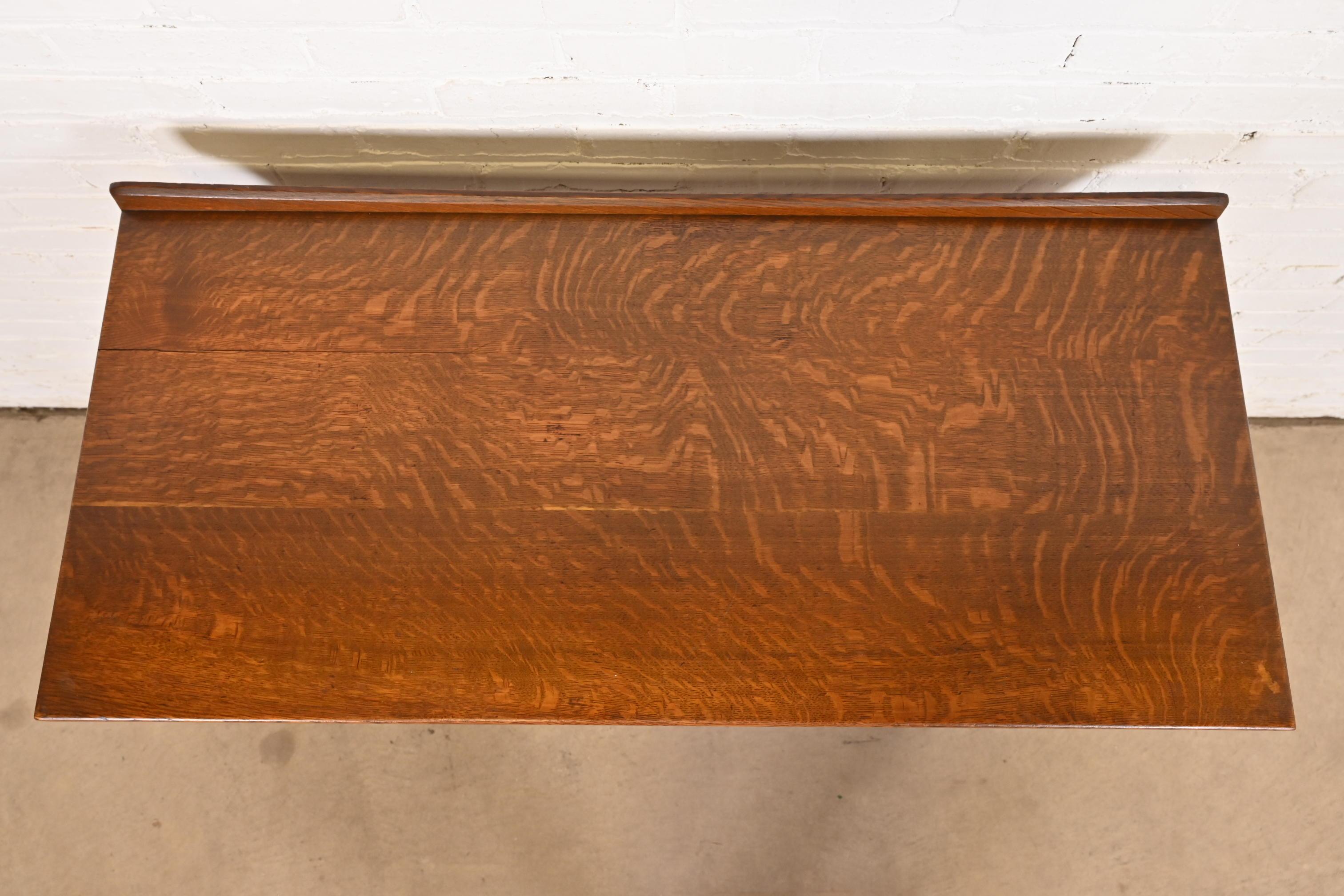 Lifetime Furniture Antico Mission Oak Arts & Crafts Puritan Buffet Server in vendita 2