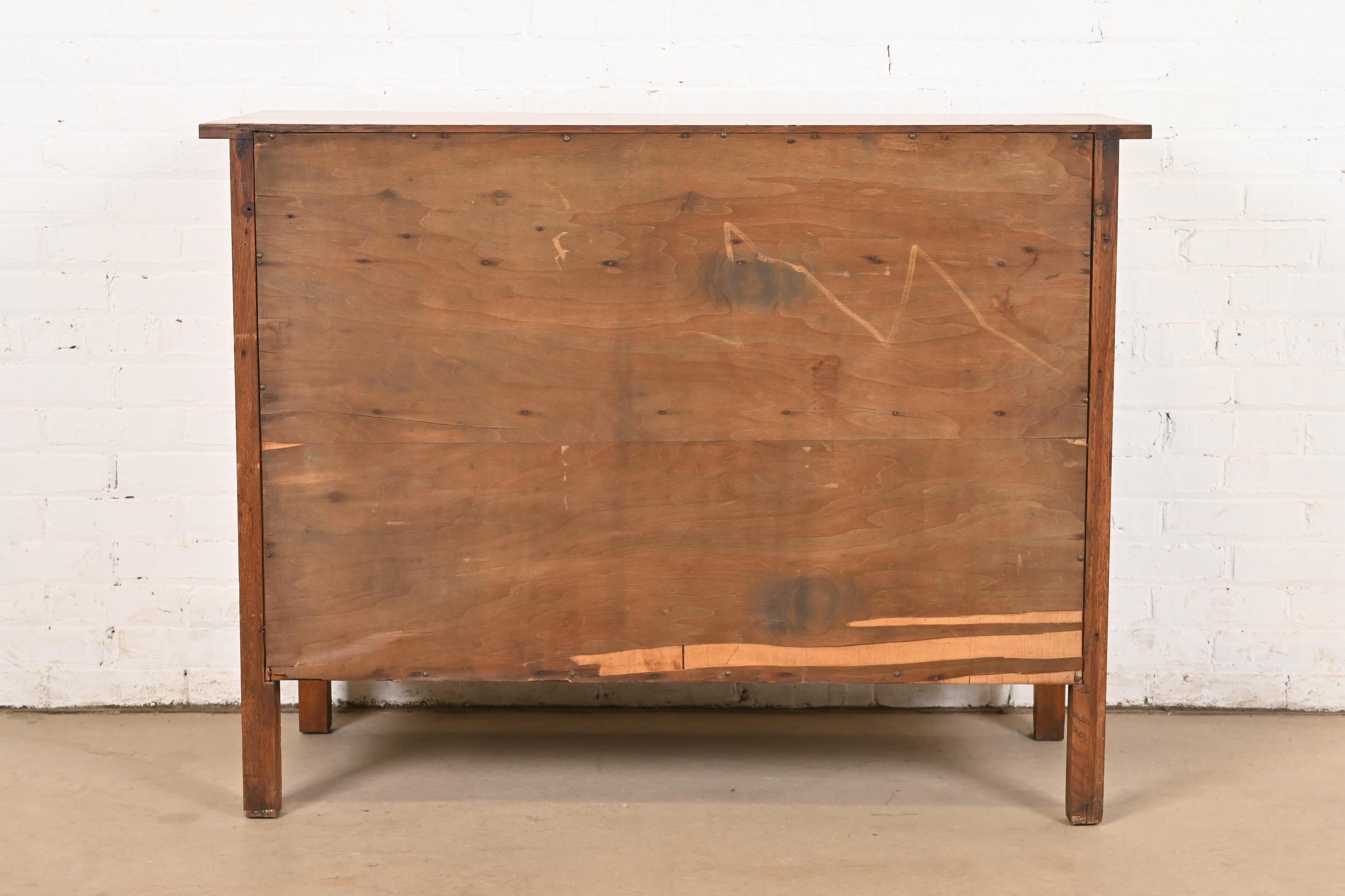 Antikes, lebenslanges Möbel-Sideboard/Buffet aus Eiche im Missionsstil, Arts and Crafts im Angebot 6