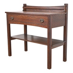 Buffet-serveur Lifetime Mission Oak Arts & Craft Sideboard, Circa 1900
