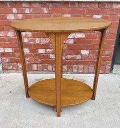 Lifetime Puritan Art Nouveau / Crafts Oval Table , quarter sawn oak