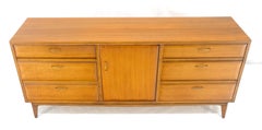 Light American Walnut 9 Drawers Sculptural Protruding Rounded Drawers Faces MINT