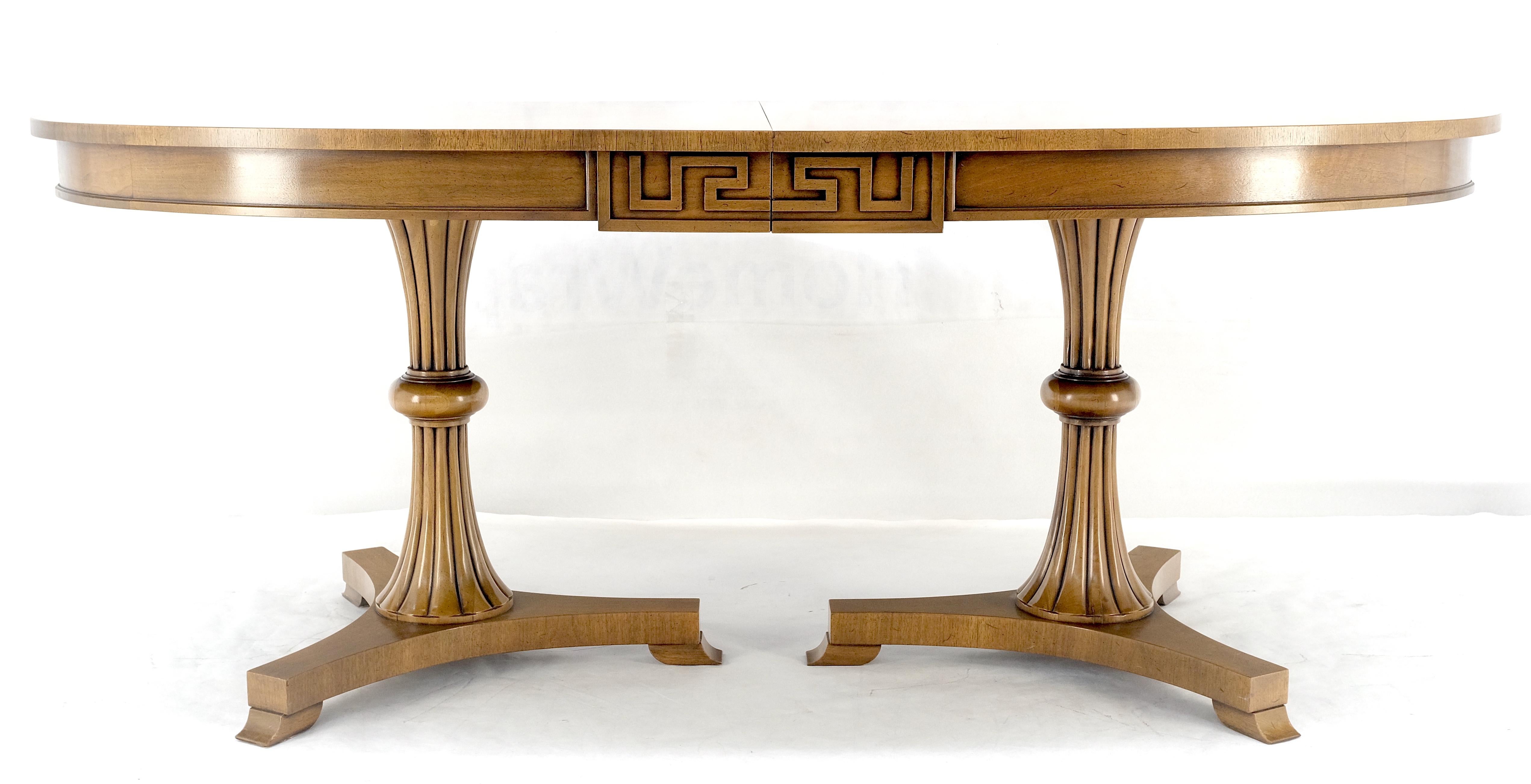 Light American Walnut  Fluted Tripod Bases 2x17