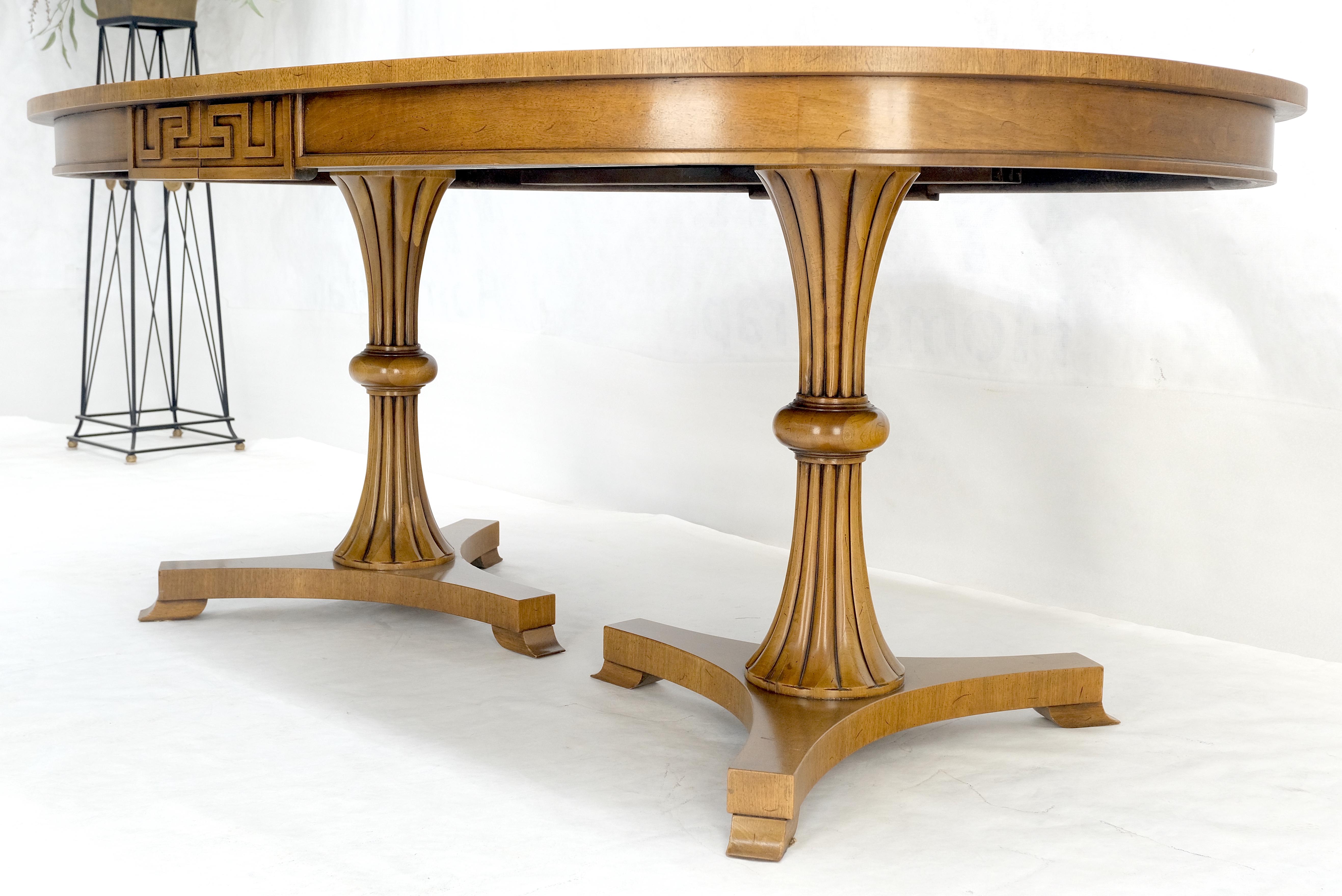 Light American Walnut  Fluted Tripod Bases 2x17