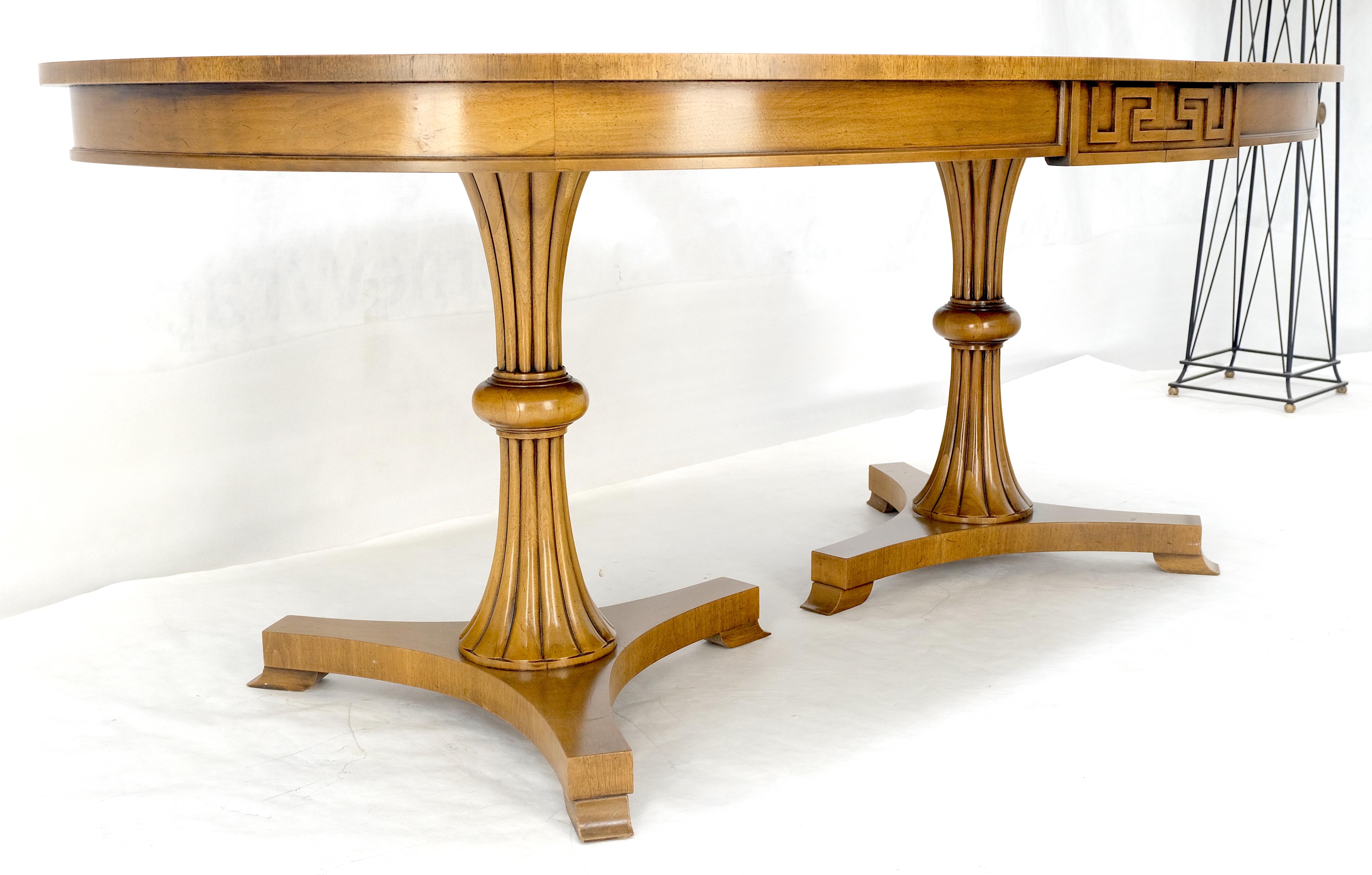 Light American Walnut  Fluted Tripod Bases 2x17