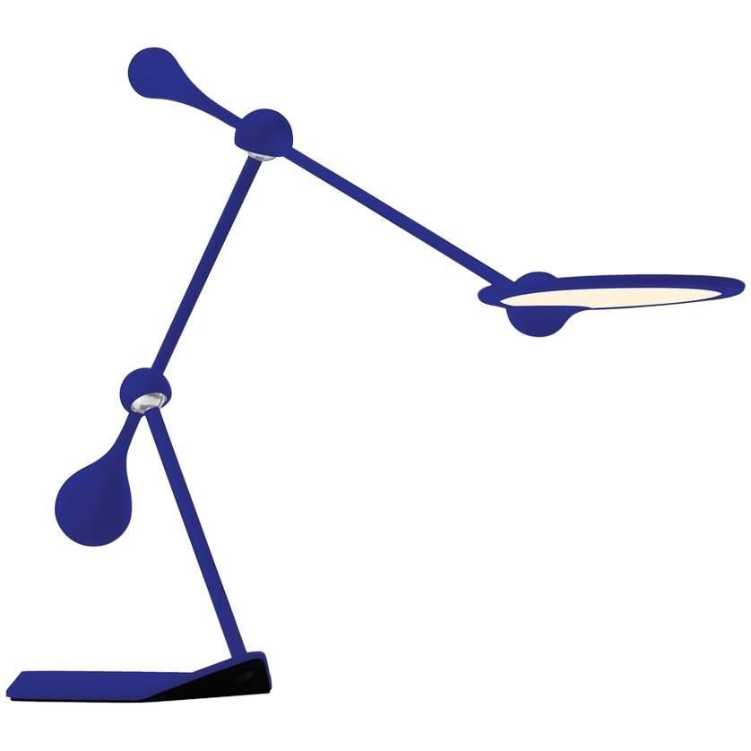 Light and Contrast, Trapeze LED Task Light, Large, Blue For Sale