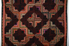 Light and Dark Log Cabin Quilt