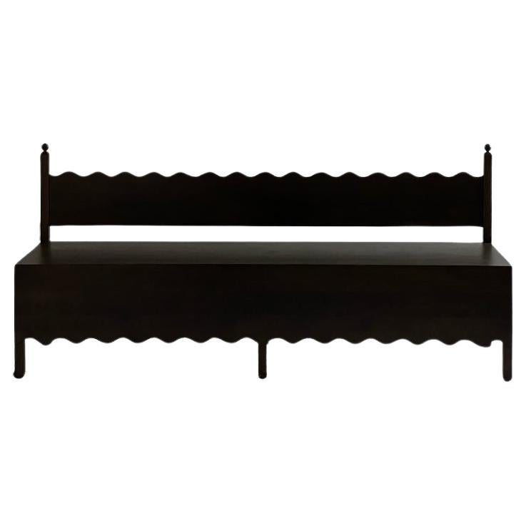 Light and Dwell Piper Wave Scalloped 60" Bench 