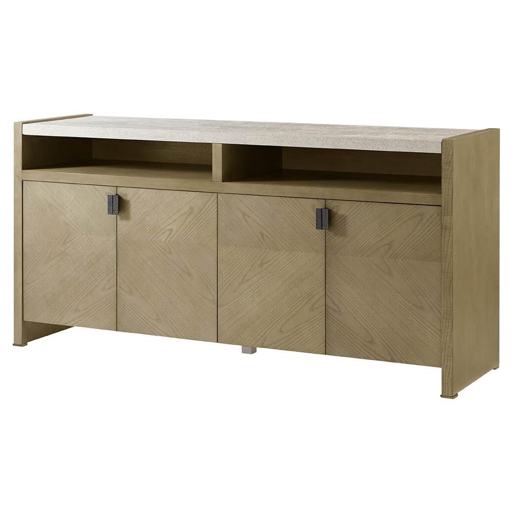 Light Ash Modern Sideboard For Sale