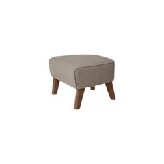 Raf Simons Vidar 3 My Own Chair Fußhocker, Hellbeige und Rauch Eiche