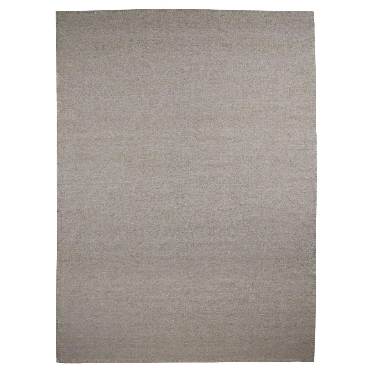 Light Beige with Stitches Escape Kelim Carpet by Massimo Copenhagen For Sale