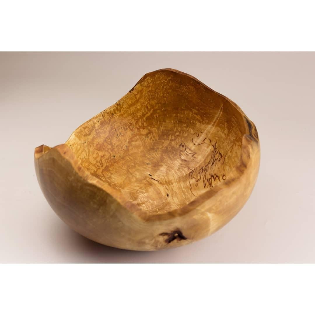 Light Birch Burl Vase by Vlad Droz 1