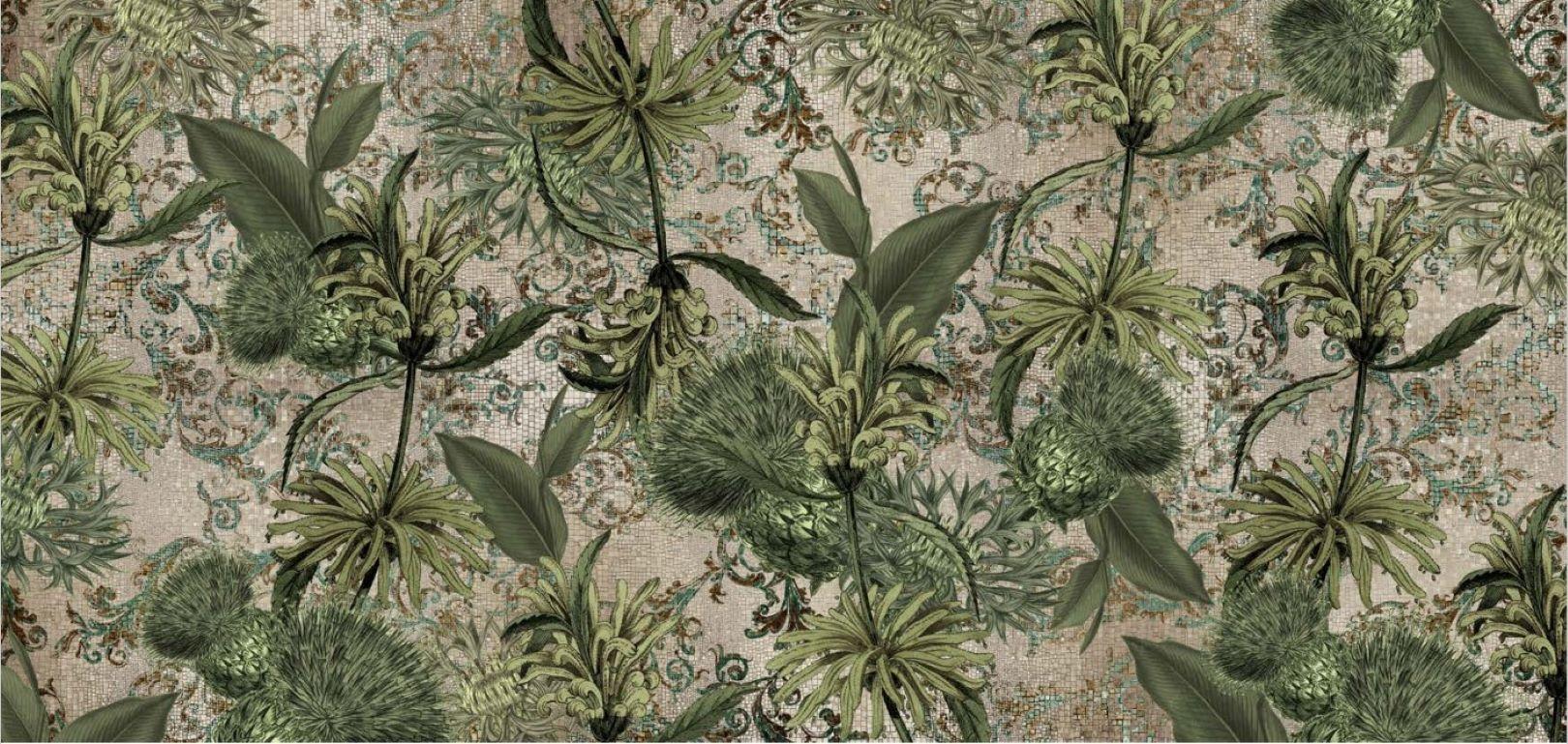 Modern Light  Bloom Wall Paper in Fabric also suitable for wet area  For Sale