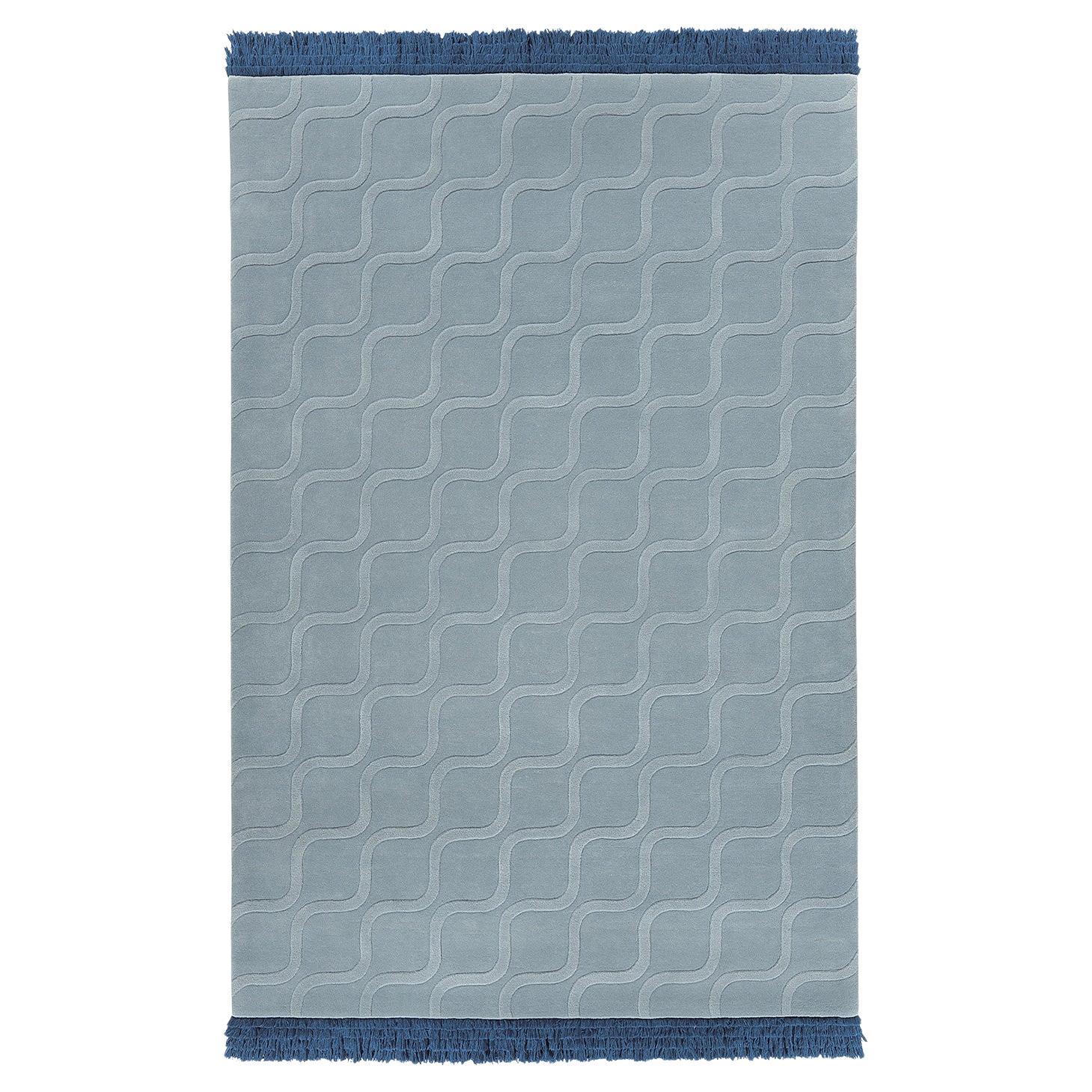 Tapis bleu clair 360 Twiggy par Mohebban