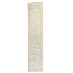Light Blue Antique Persian Runner