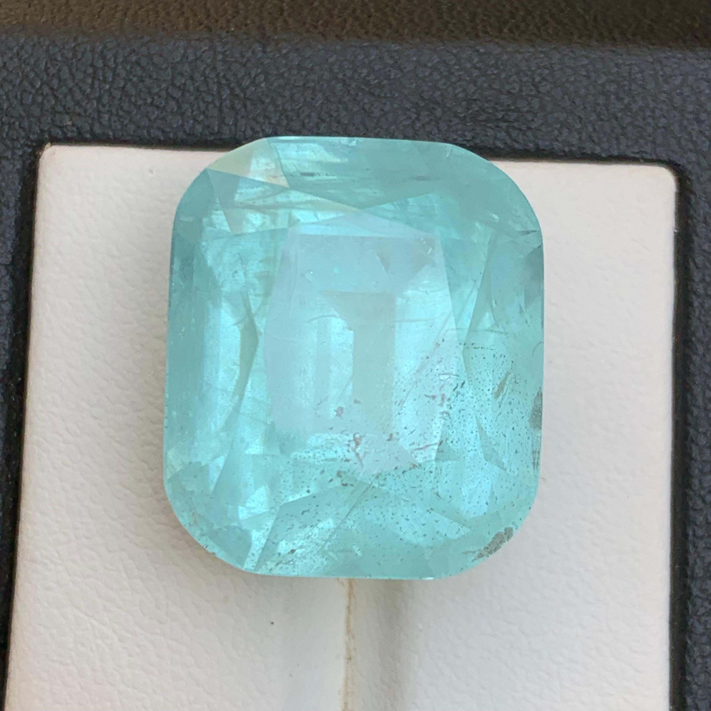 Azul claro Aguamarina 51,08 qt Piedra natural suelta talla cojín para colgante en venta 5