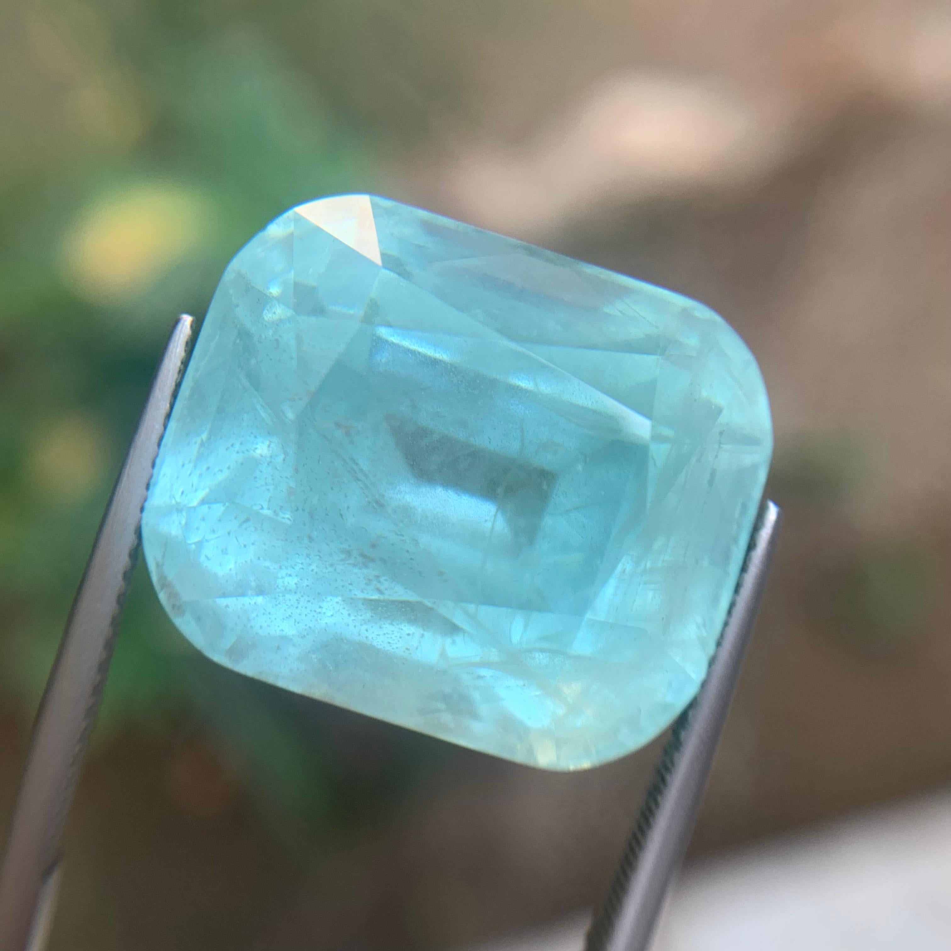 ¡¡¡Azul Claro Aguamarina Natural Piedra Preciosa Suelta para Collar Colgante, Pulsera o cualquier otro Engaste de Joyería!!!

💎 TIPO DE GEMA: Aguamarina 
⚖️ PESO: 51,08 Quilates
FORMA Y CORTE: Talla cojín
📏 TAMAÑO (MM): 22,49 x 19,25 x 17,67
🌈