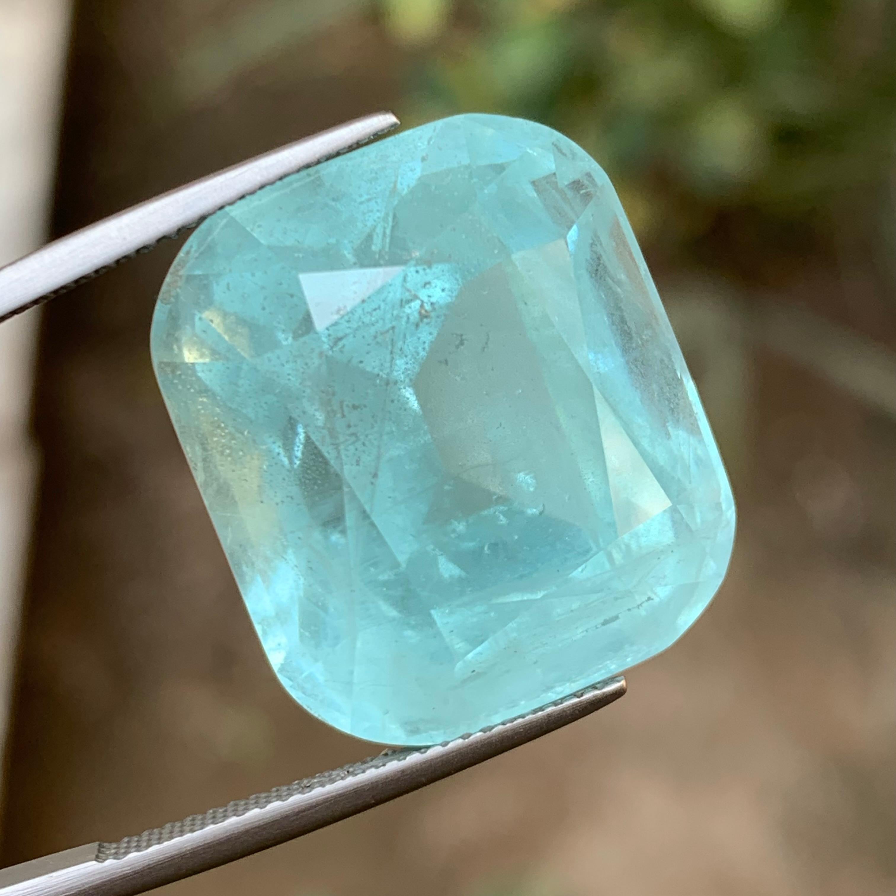 Azul claro Aguamarina 51,08 qt Piedra natural suelta talla cojín para colgante Corte cojín en venta