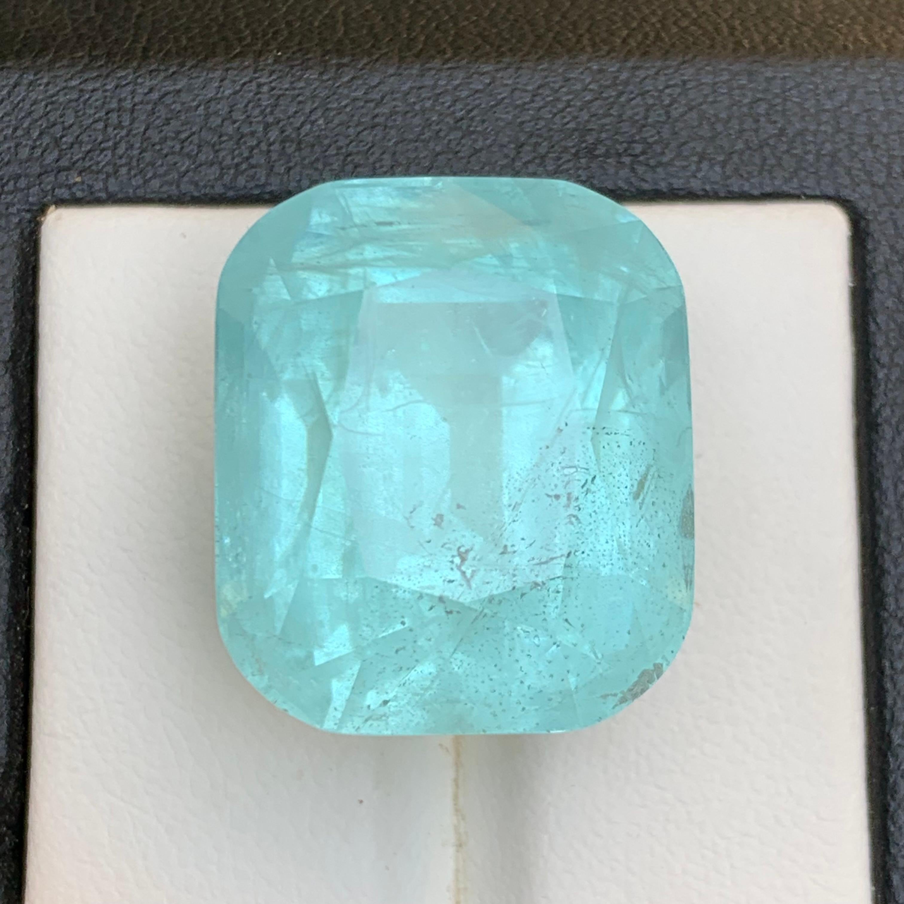 Femenino o masculino Azul claro Aguamarina 51,08 qt Piedra natural suelta talla cojín para colgante en venta