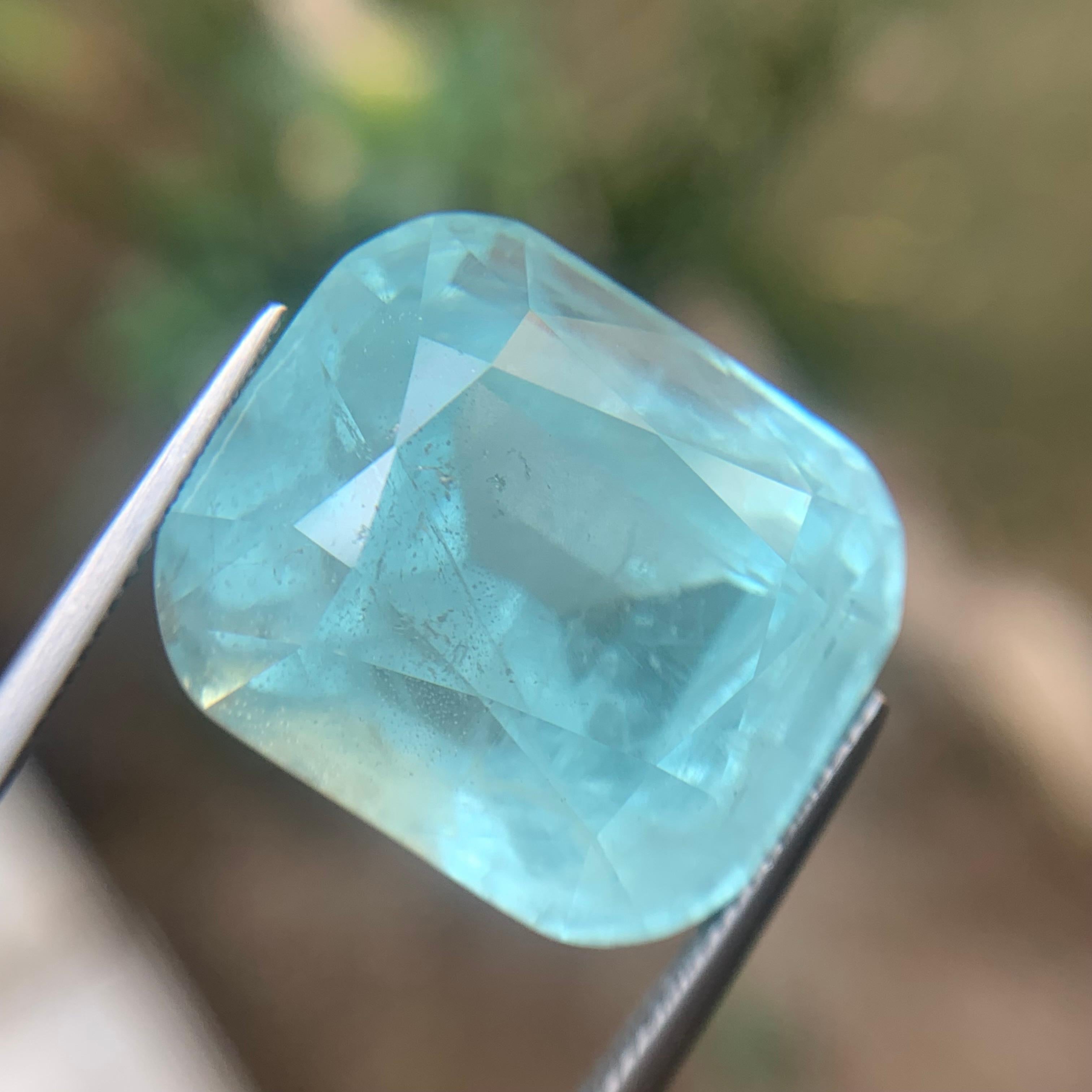 Azul claro Aguamarina 51,08 qt Piedra natural suelta talla cojín para colgante en venta 2
