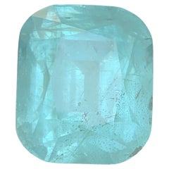 Azul claro Aguamarina 51,08 qt Piedra natural suelta talla cojín para colgante