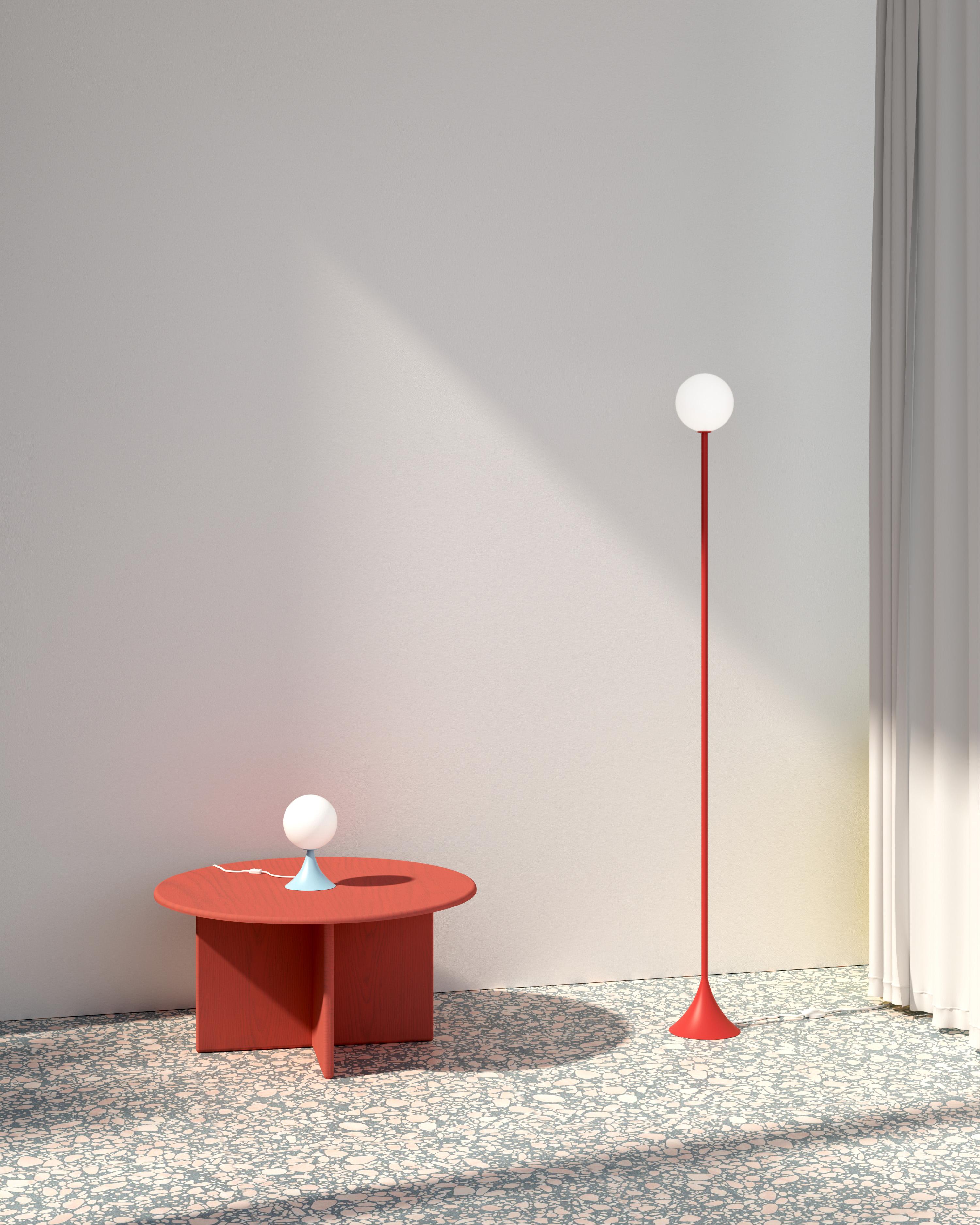 Post-Modern Light Blue Asymptote Desk Light by Atelier Areti For Sale