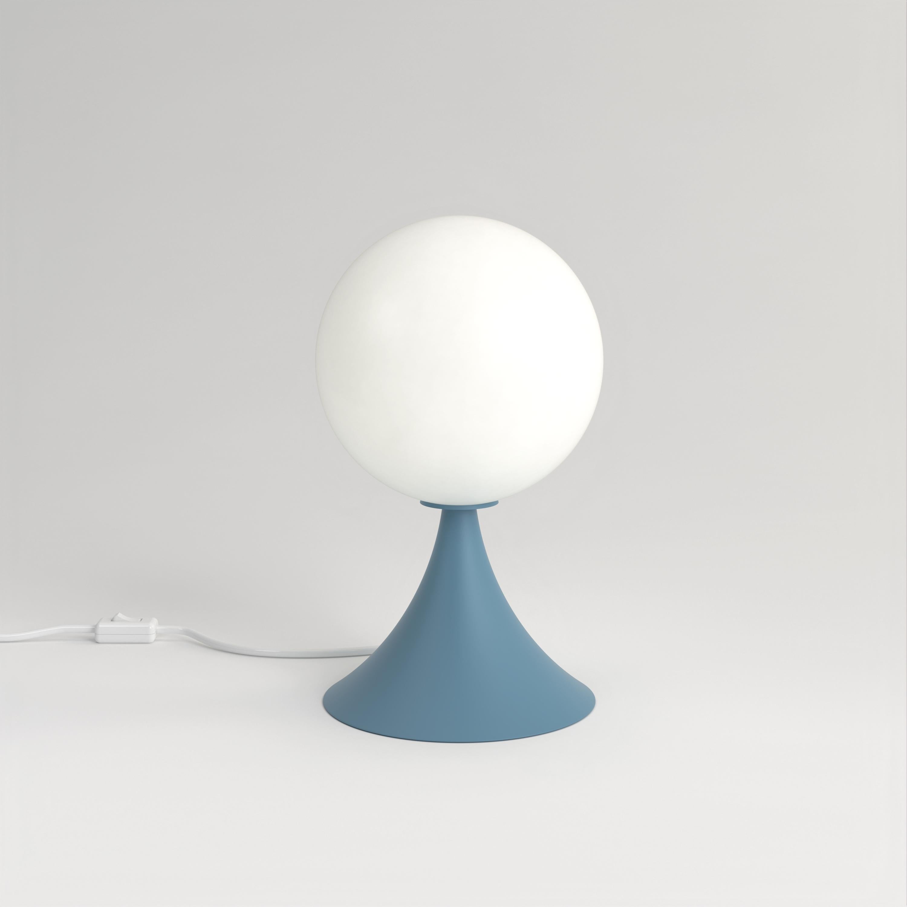 Contemporary Light Blue Asymptote Desk Light by Atelier Areti For Sale