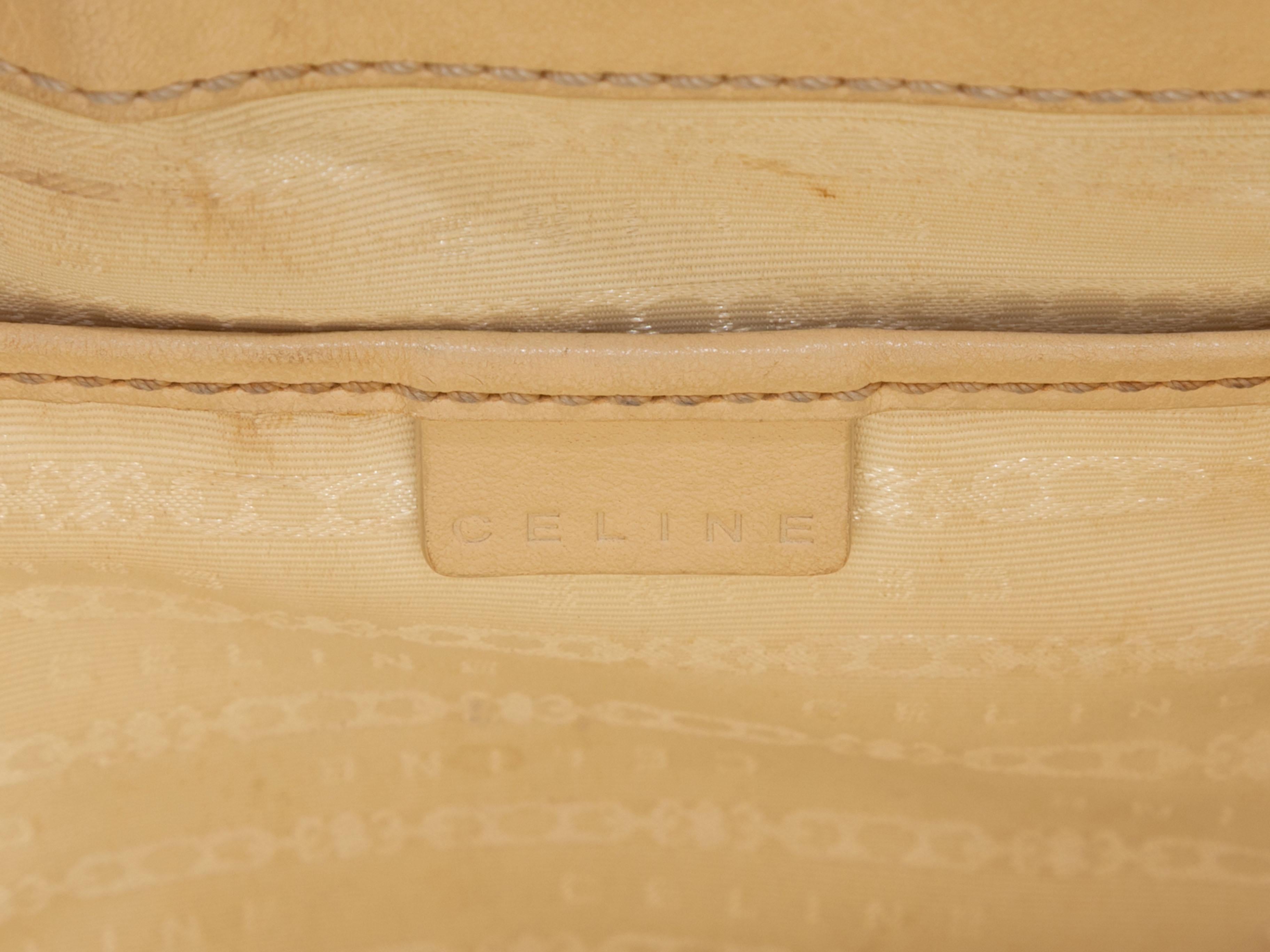 Light Blue & Beige Celine Boogie Handbag For Sale 2