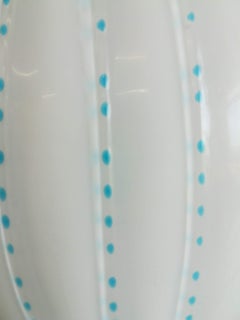 Light Blue Blown Glass Vase