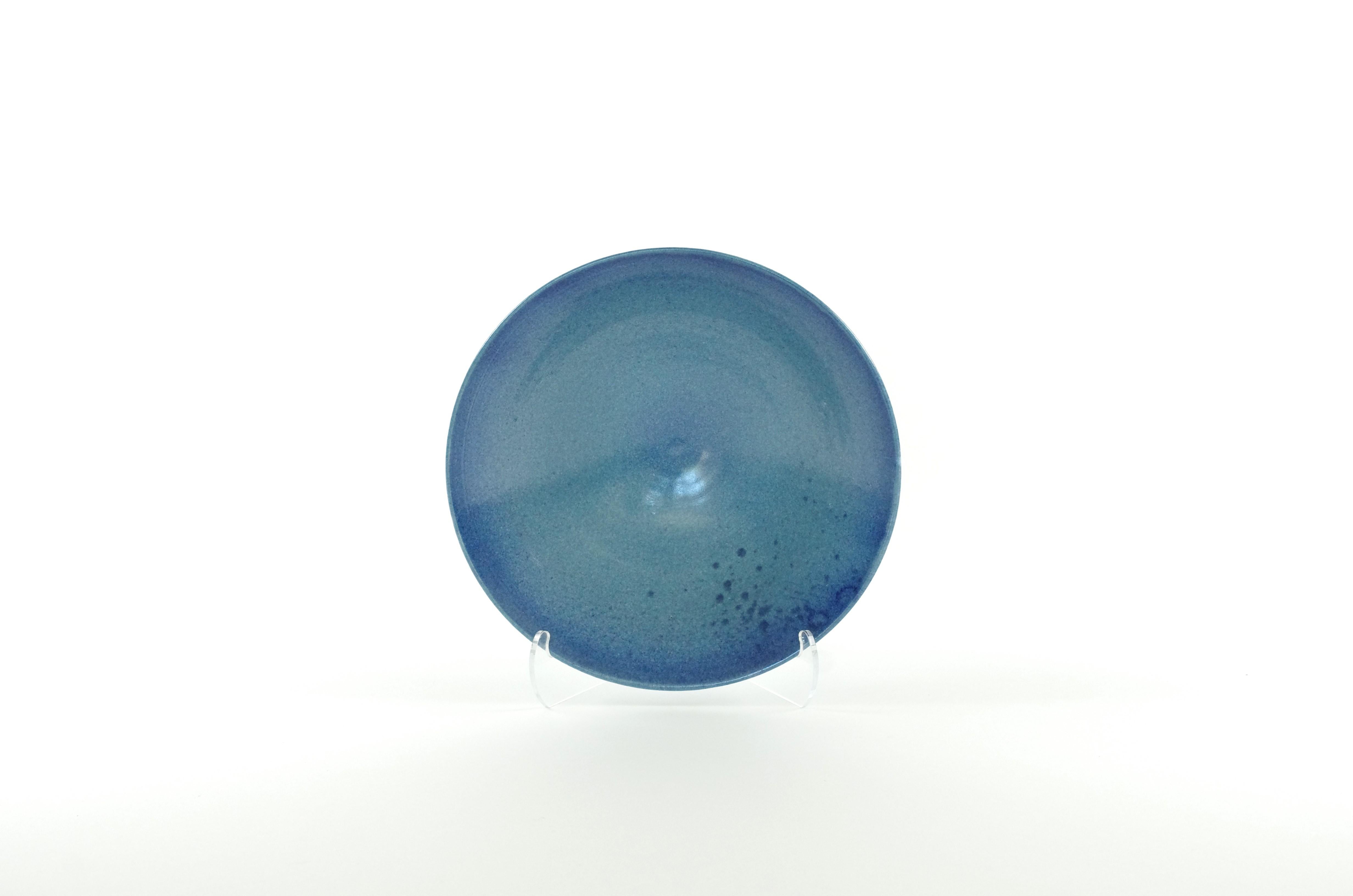 Dutch Light blue bowl - Otto Zeegers For Sale