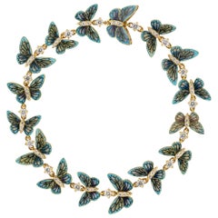 Light-Blue Butterfly Bracelet by Ilgiz F