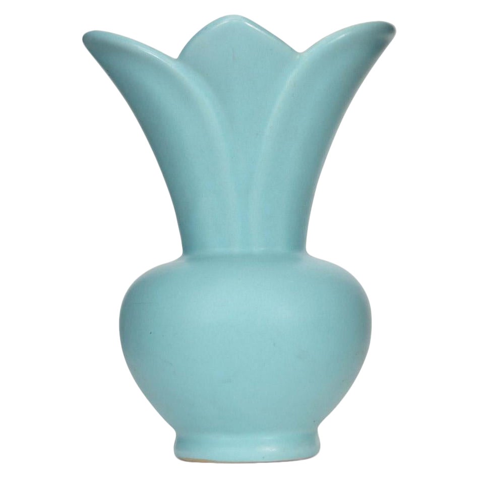 Light Blue Ceramic Vase