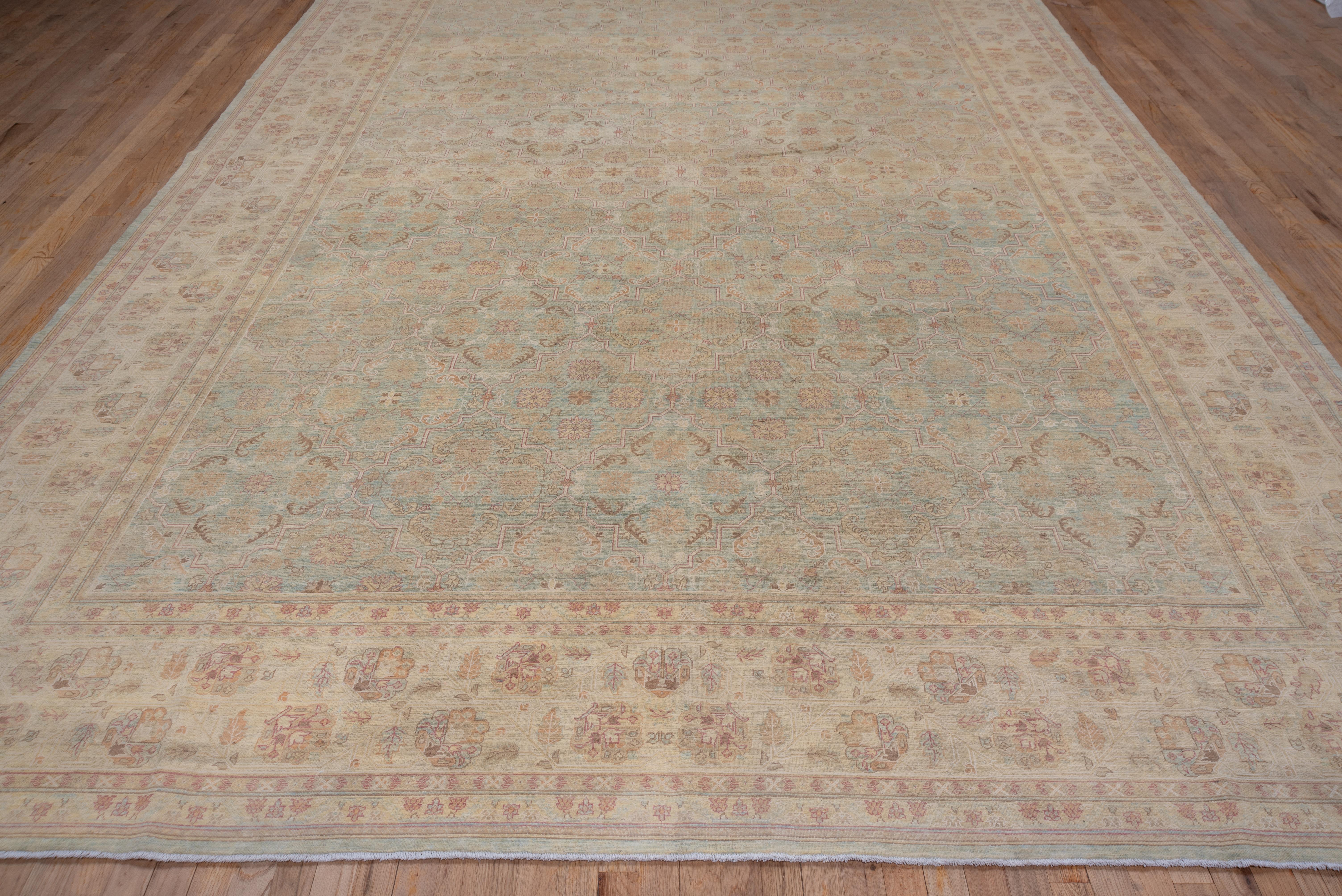 Moderno Tappeto in stile Sivas blu chiaro