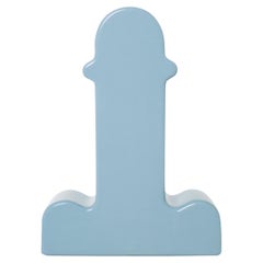 Light Blue Glazed Flower "SHIVA" Vase by Ettore Sottsass, spanish design