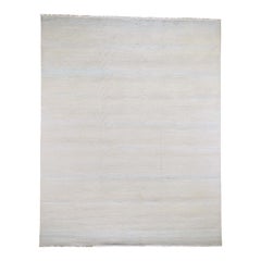 Light Blue Grass Design Gabbeh Wool 
Silk Hand Knotted Oriental Rug