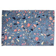 Light Blue Handmade Rug from Nepal (Terrazzo Collection) Light Blue Handmade Rug from Nepal (Terrazzo Collection)