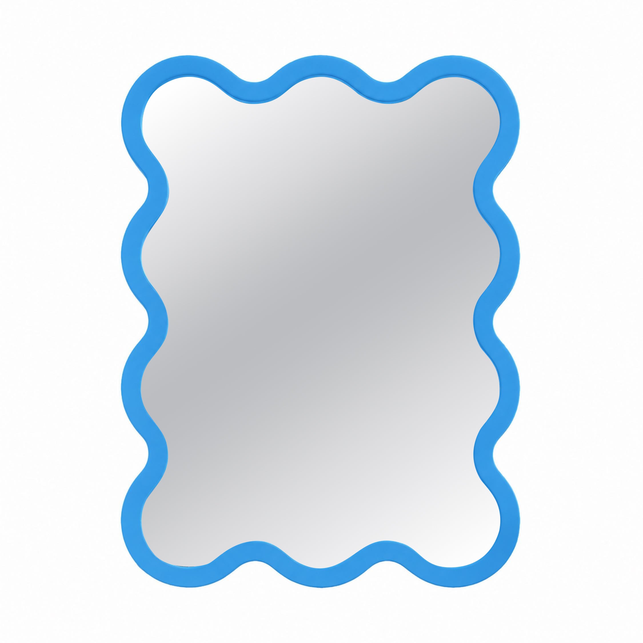 Modern Custom Colour Architectural Wall Mirror - Hvyli 10 by oitoproducts For Sale
