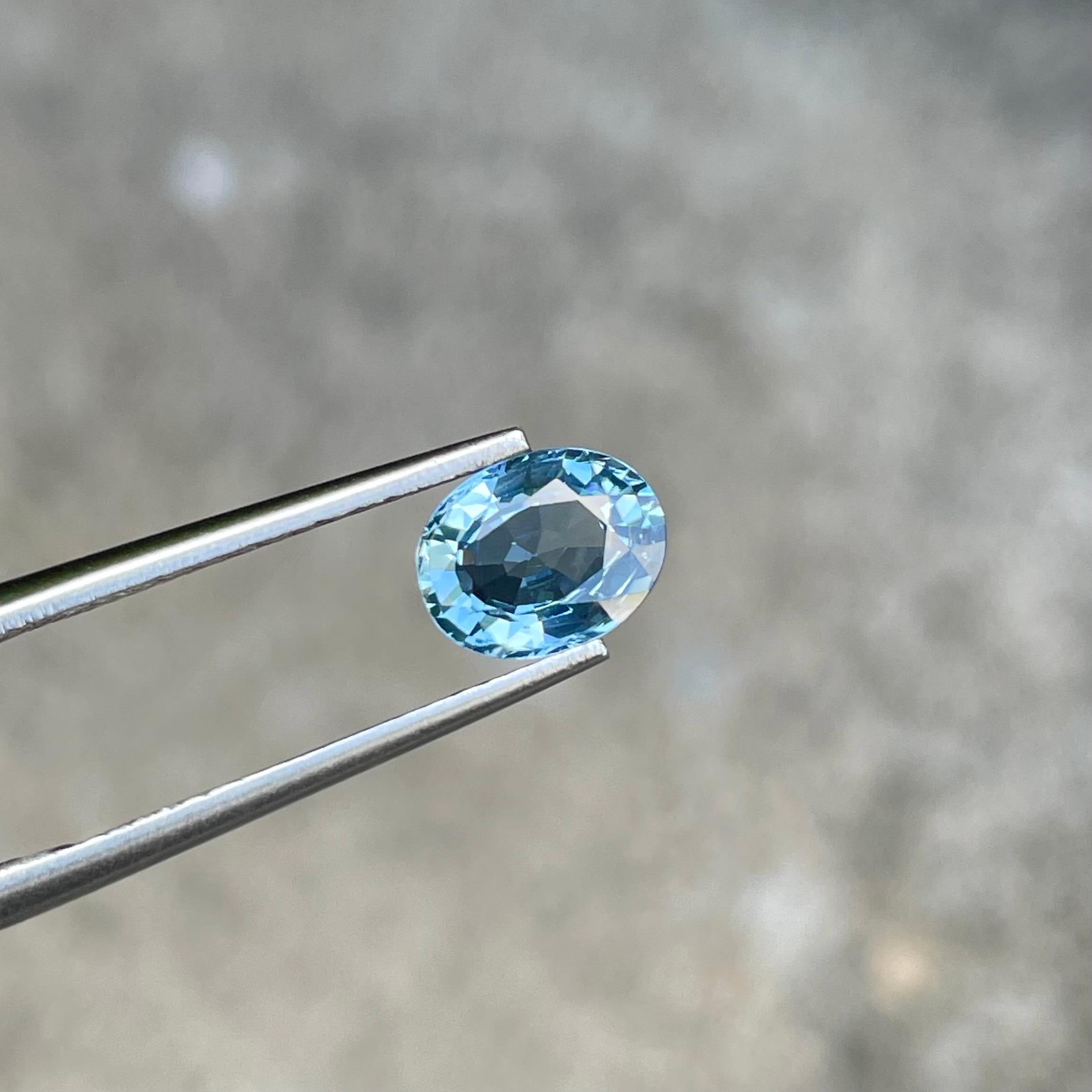 Weight 1.35 carats 
Dimensions 7.6x6.0x3.4 mm
Clarity: Eye Clean
Treatment: Heat
Origin: Sri lanka
Shape: Oval
Cut: Step Oval




Introducing the enchanting Light Blue Sapphire, a truly captivating gemstone that embodies sophistication and grace.
