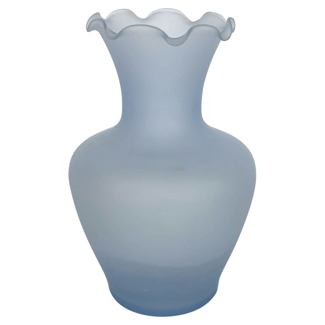Vase de Murano bleu clair en vente