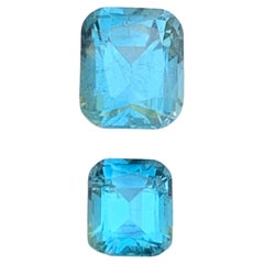 Light Blue Natural Tourmaline Ring, Pendant Loose Gemstones 2.70 Ct Cushion Cut
