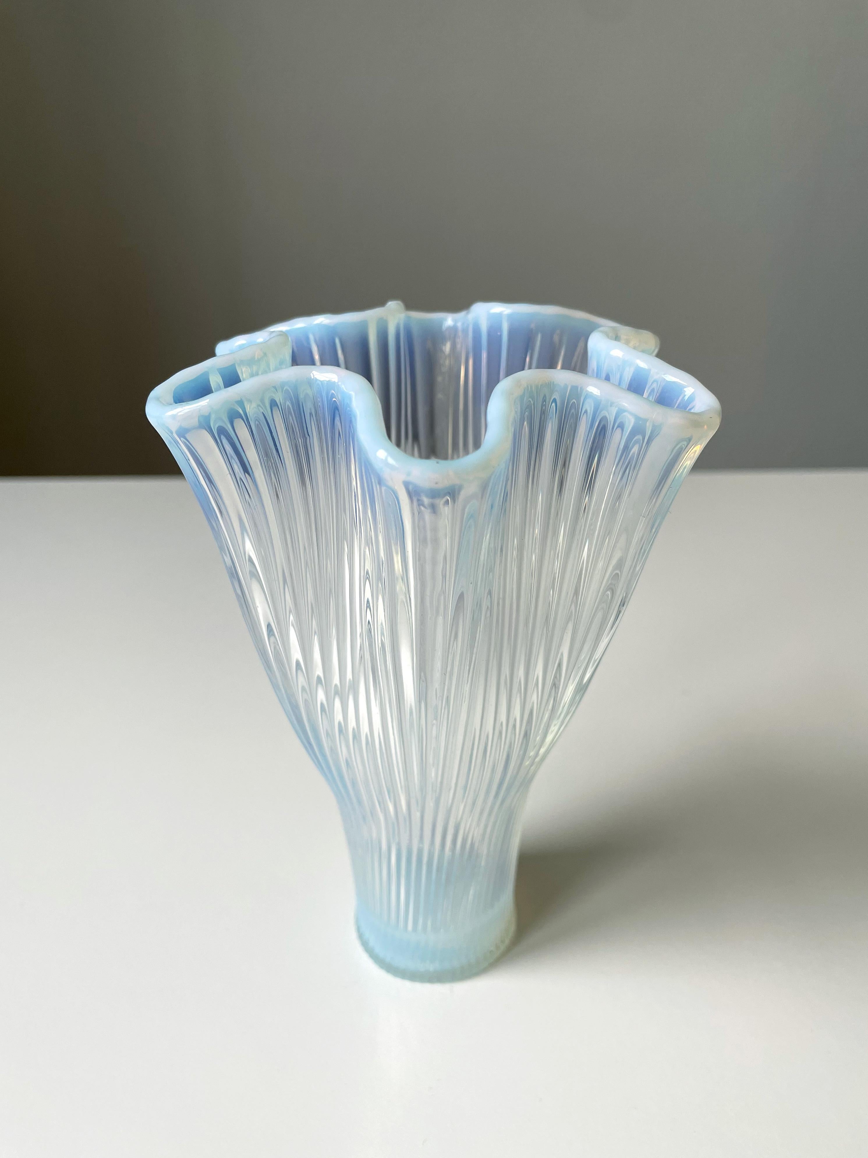 opalescent vase