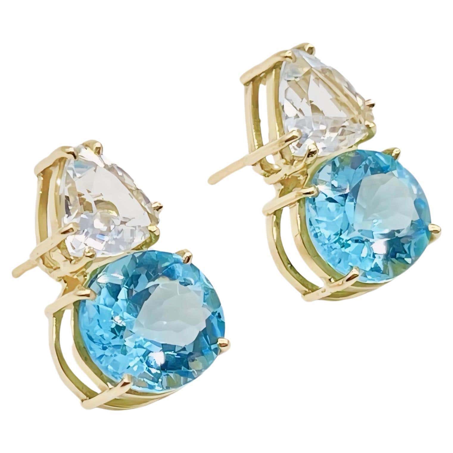 Orecchini Pendenti Vintage A Goccia Blu – Argento Sterling 925, Ipoallergenici, In Elegante Confezione Regalo