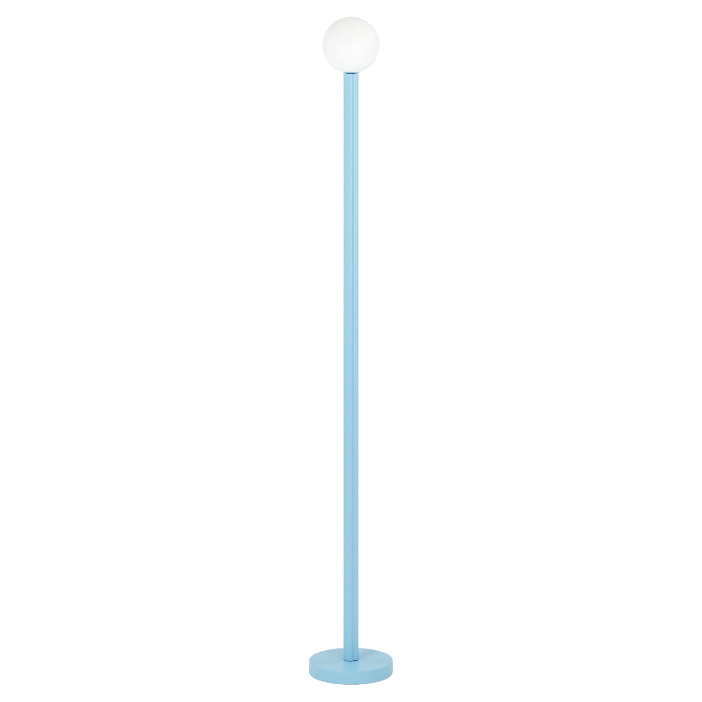 Light Blue Profiles Floor Light by Atelier Areti