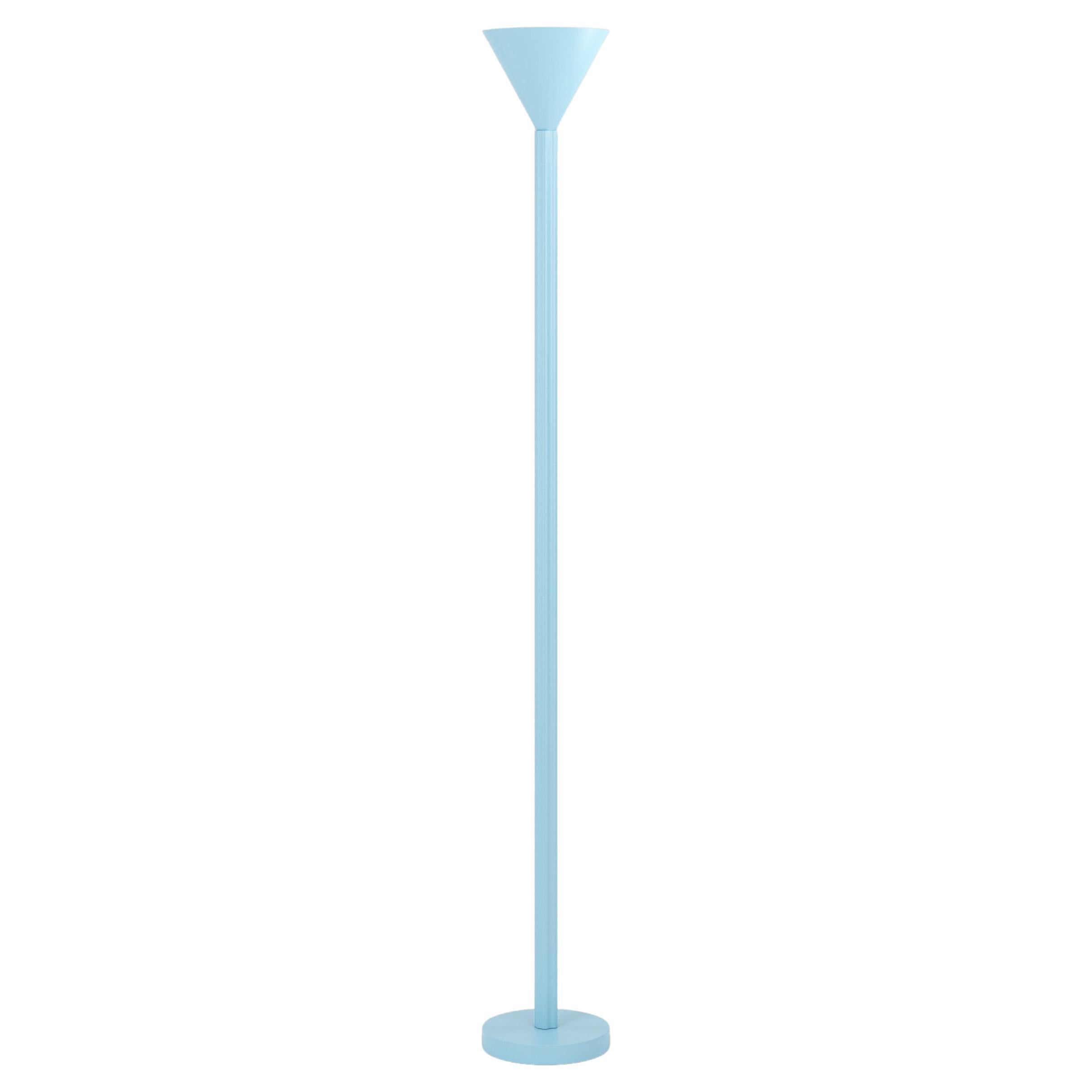 Light Blue Profiles Floor Light by Atelier Areti