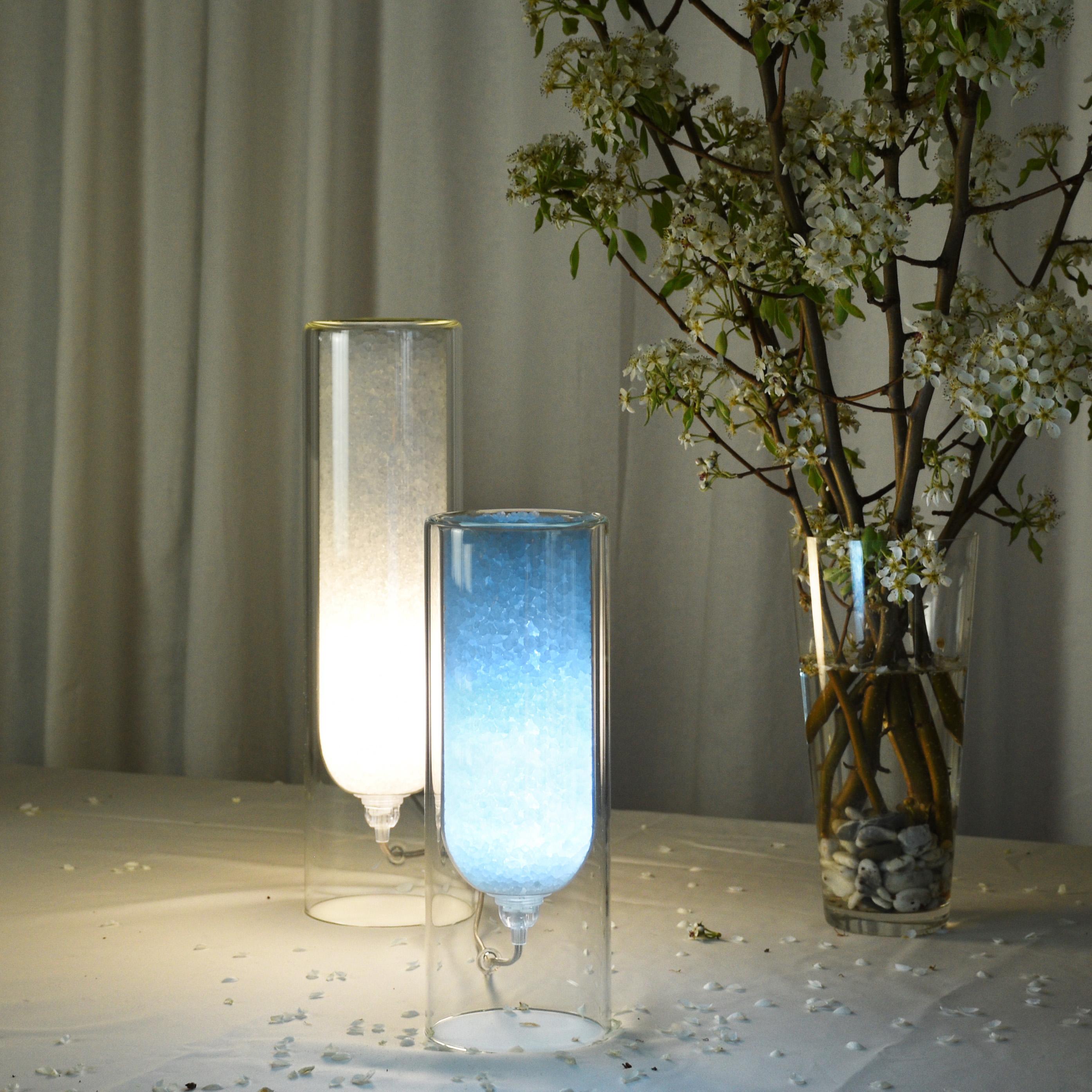 Light Blue Rocklumìna XXS Table Lamp by Coki Barbieri In New Condition For Sale In Geneve, CH